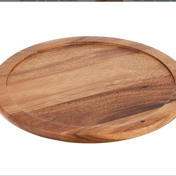 Lipper International 10- Inch Environmentally Friendly Acacia Kitchen Turntable - Picture 2 of 7